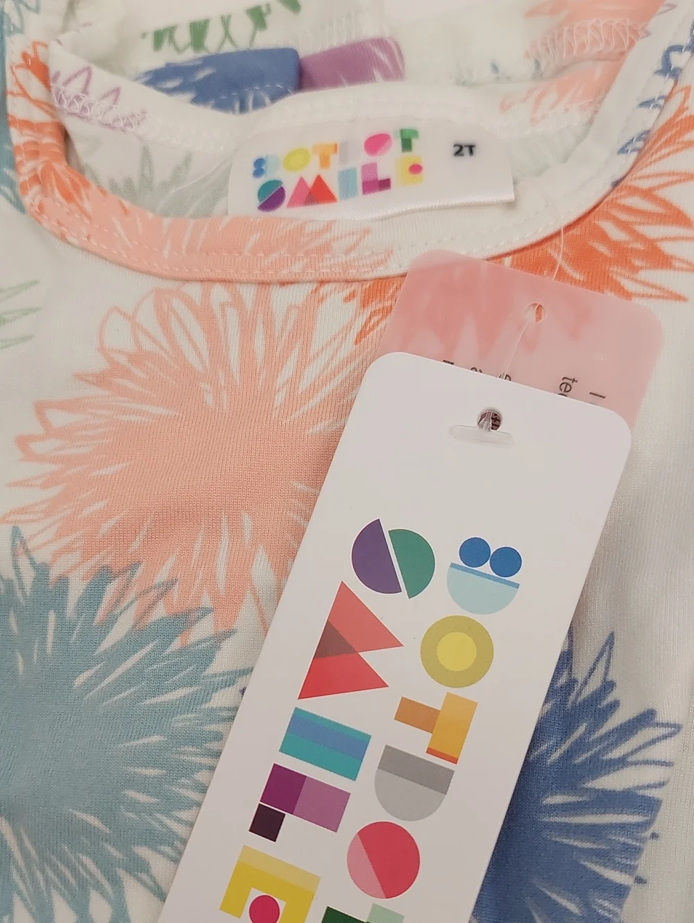 Dot Dot Smile Girls Dress Size 2T Doodle Bloom Tank Twirl Spin Multi Colorful